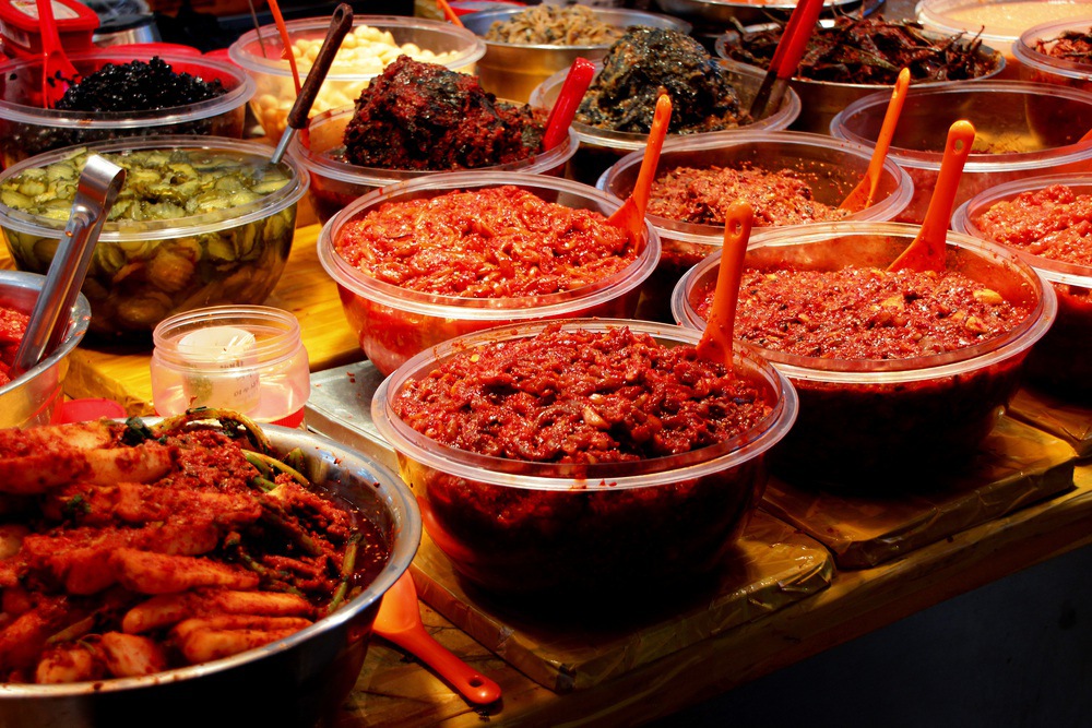 variedades de kimchi