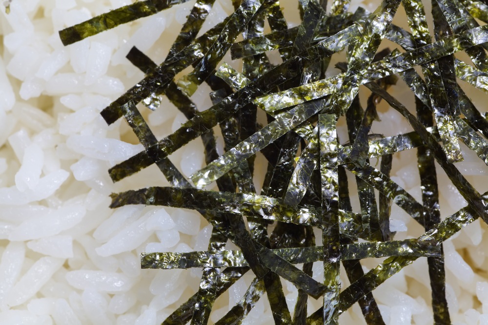 arroz con alga nori