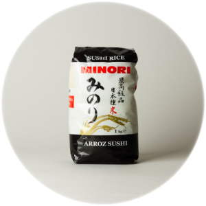 cesta de la compra japonesa arroz japones minori