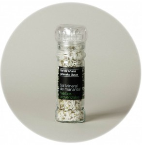 Molinillo de sal con hierbas provenzales Sal de Añana